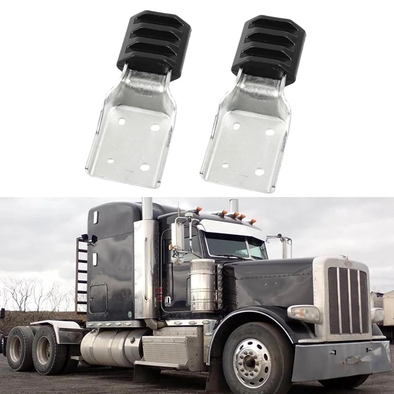 MPB75133 2 Pack Upper Hood Guide Bracket Left & Right Side For Peterbilt 384 388 389 Replace L11-6133 L116133