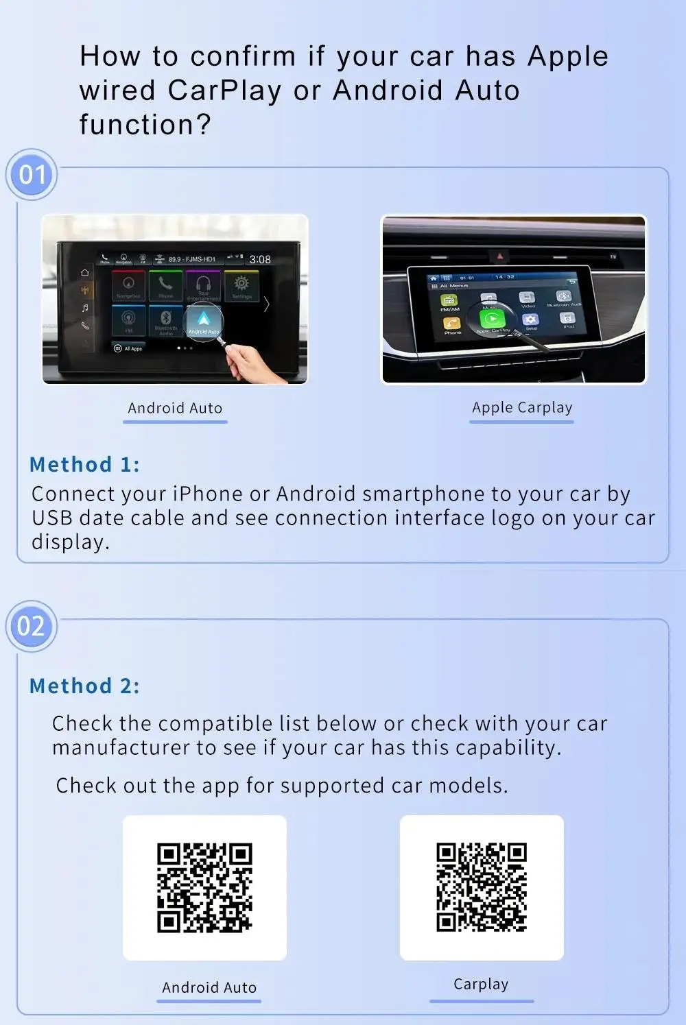 Drahtloser Adapter Smart Wireless CarPlay Android Auto AI Box Plug & Play WiFi Bluetooth-Verbindung OTA-Upgrade Autozubehör – Detail 1