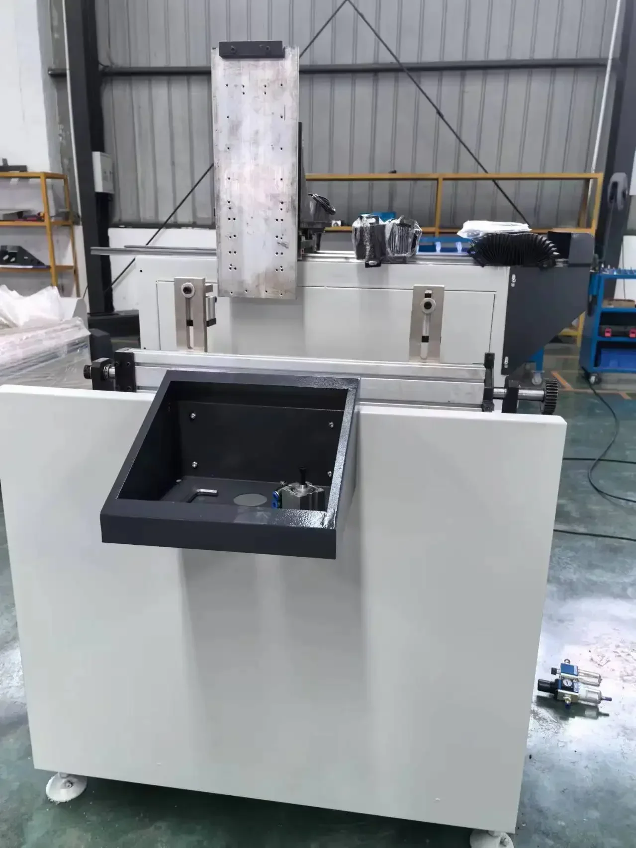 CML   New Automatic Punching Machine Aluminum Profiles Key Components including Motor Pump Bearing PLC Engine Gearbox Gear Farm