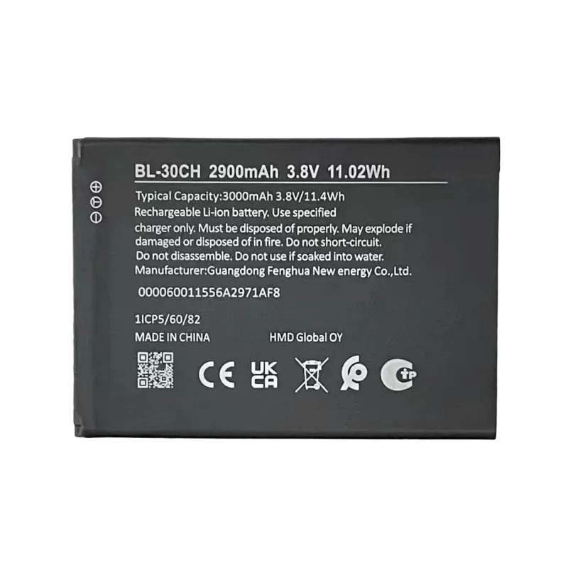 For Nokia BL-30CH Mobile Phone Battery New High quality replaceable Battery BL-30CH 2900mAh
