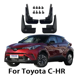 MudFlaps For Toyota C-HR CHR 2016-2023 CHR Mudguards Mud Flaps Splash Guards Front Rear Wheels Fender Car Accessories 4Pcs