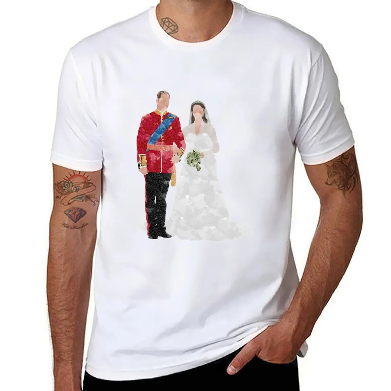 

Prince William and Kate Middleton royal wedding T-Shirt t shirt man plain graphic t shirts for man t shirt man designer T-Shirt