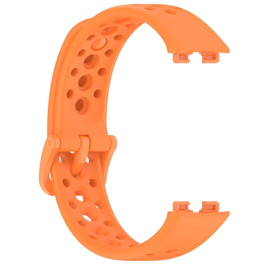 Siliconen Band Voor Huawei Band 10 9 8 Accessoires Vervanging Sport Hollow-out Ademende Armband Voor Huawei Band 10 9 8/8NFC