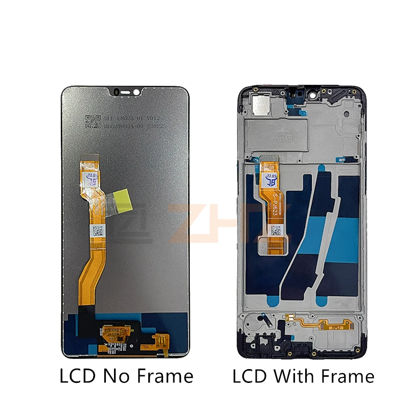 For Oppo F7 Lcd Dsplay Digitizer Assembly CPH1819 CPH1821 Display Replacement Repair Parts 6.23