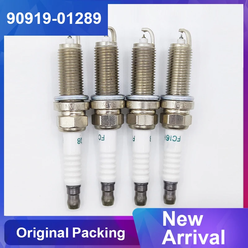 4/20PCS 90919-01289 FC16HRQ8 Bujía de iridio para Toyota Camry UX250H/200 Corolla RAV4 Avalon Sienta Vios 9091901289