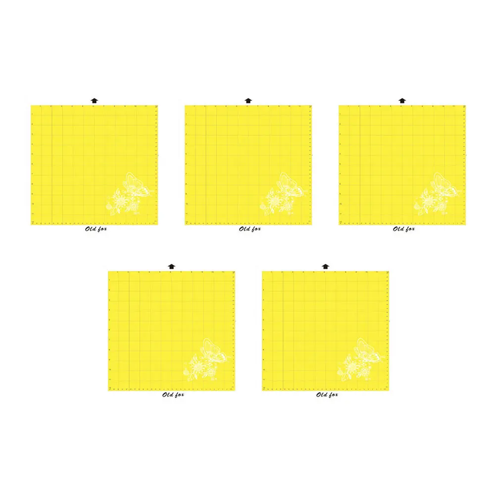 5 pcs 12 Inch Cutting Mat Self Healing Non Slip For Craft Quilting Geometry Scale Design Cutting Machine Pads Carving Boards