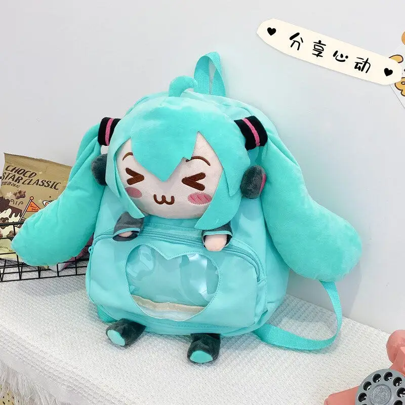 Japanese New Cute Itabag Big Small Eyes Anime Series Teen Two Dimension Backpack Student Commute Daily School Bag Gift