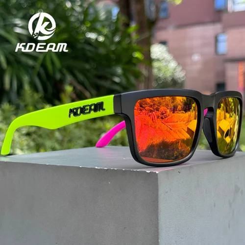 Imagen 1 del producto Últimas colores estilo KDEAM gafas de sol polarizadas para hombres cuadradas casuales al aire libre gafas de sol de moda mujeres gafas de sol unisex para pareja