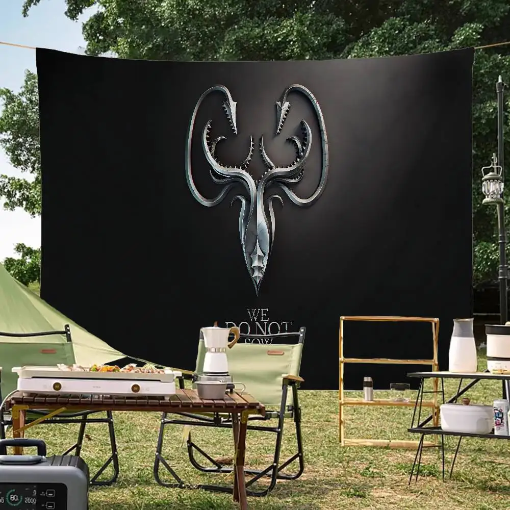 Film G-Game of TV T-Thrones Advanced Printing Commercial Advertising Flag Company Party Banner