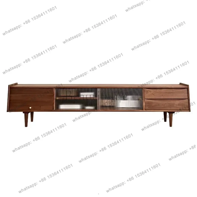 Factory Direct Nordic Solid Wood TV Stands Modern Luxury TV Stands Internet-famous Combination Projector Home Furniture Ein Fern