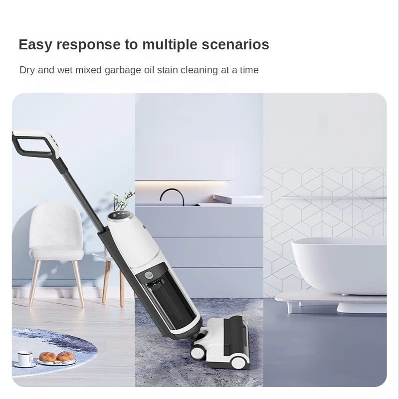 Wireless floor washing machine smart household suction drag all-in-one machine sweeping mopping machine electric mop DK-162H