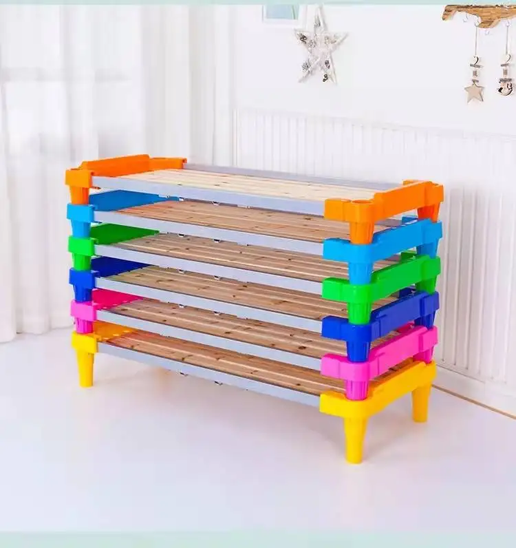 Children Kids Used Bunk Bed for Kids Chit Beds Babe Furniture Double Korean White Wood Box Style school furniture