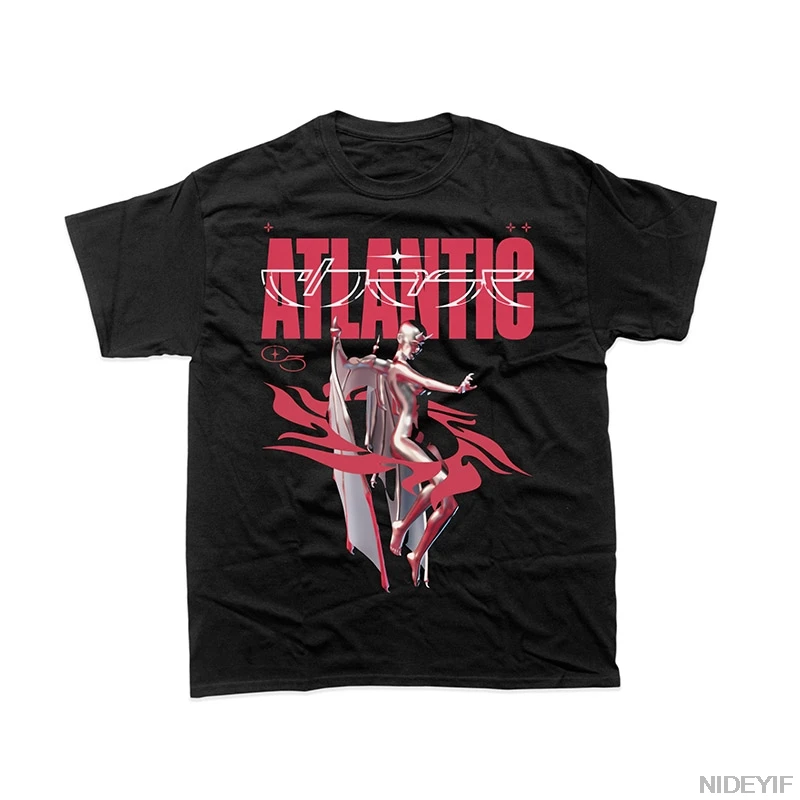 Chase Atlantic Lost in Europe en UK Tour T-shirts Katoenen T-shirts Hoge kwaliteit korte mouwen Tops Dames Heren Oversized T-shirts P35