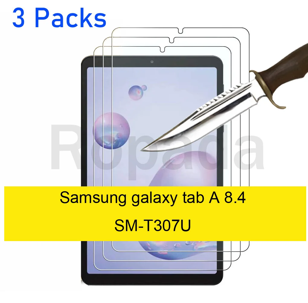 3PCS Glass film for samsung galaxy tab A 8.4 SM-T307U 2020 tablet Tempered glass screen protector protective film