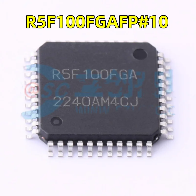 5-100 PCS / LOT New R5F100FGAFP # 10 screen printed R5F100FGA package LQFP-44 SCM microcontroller