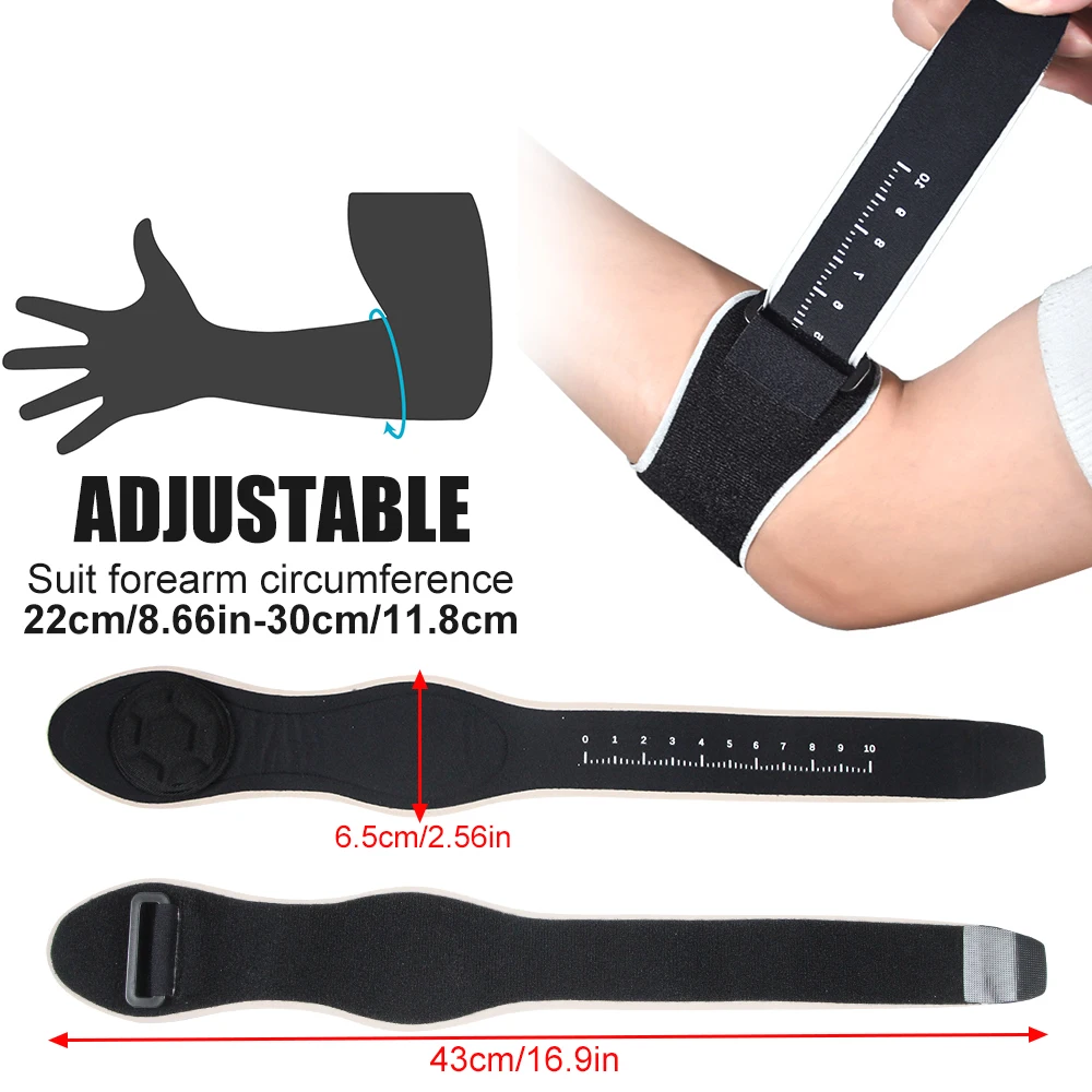 1PCS Elbow Brace for Tendonitis and Tennis Elbow Relief with Removebale Pad,Adjustable Elbow Brace for Women Men,Elbow Straps