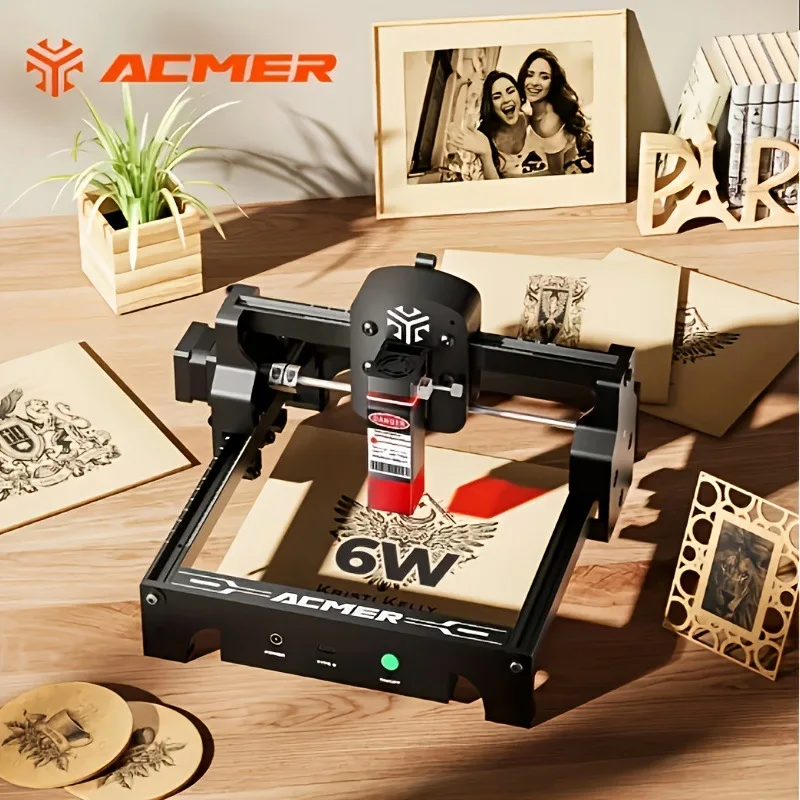 

Микролазерный гравировальный станок мощностью 6000 МВт, гравировальный станок своими руками, лазерный гравировальный станок с ЧПУ, режущий станок