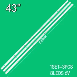 for 43inch LCD TV JS-D-JP43DM-A81EC JS-D-JP43DM-B82EC (80227)  E43DM1000 43S1A 43LEM-1043/FTS2C 43LEM-5043/FTS2C 43LEX-5058/FT2C