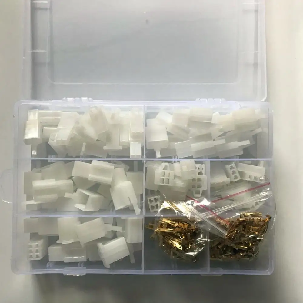 자동 와이어 터미널 커넥터, 수 암 터미널 하우징, 보트 자동차 오토바이용, 2.8mm 커넥터, 2P, 3, 4, 6P, 310 개