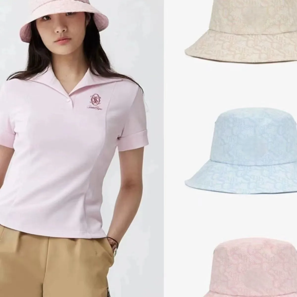 

New Summer Golf Women's Outdoor Breathable Printed Sun Protection Baseball Cap
