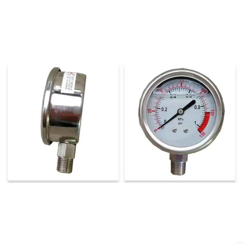 

2025 New Clear Read Radial Pressure Meter 0-0.1Mpa/3.0Mpa Ranges For Hydraulic Systems
