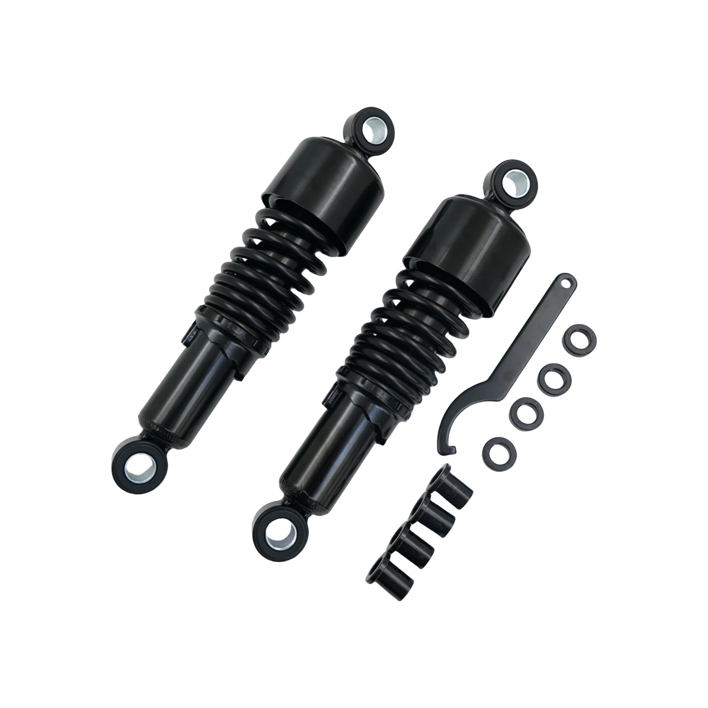 

Custom Rear Shocks for Harley Davidson Sportster X48 XL883 1200 -Reduce Seat Height, Heavy-Duty Springs, Bolt-On Motorcycle