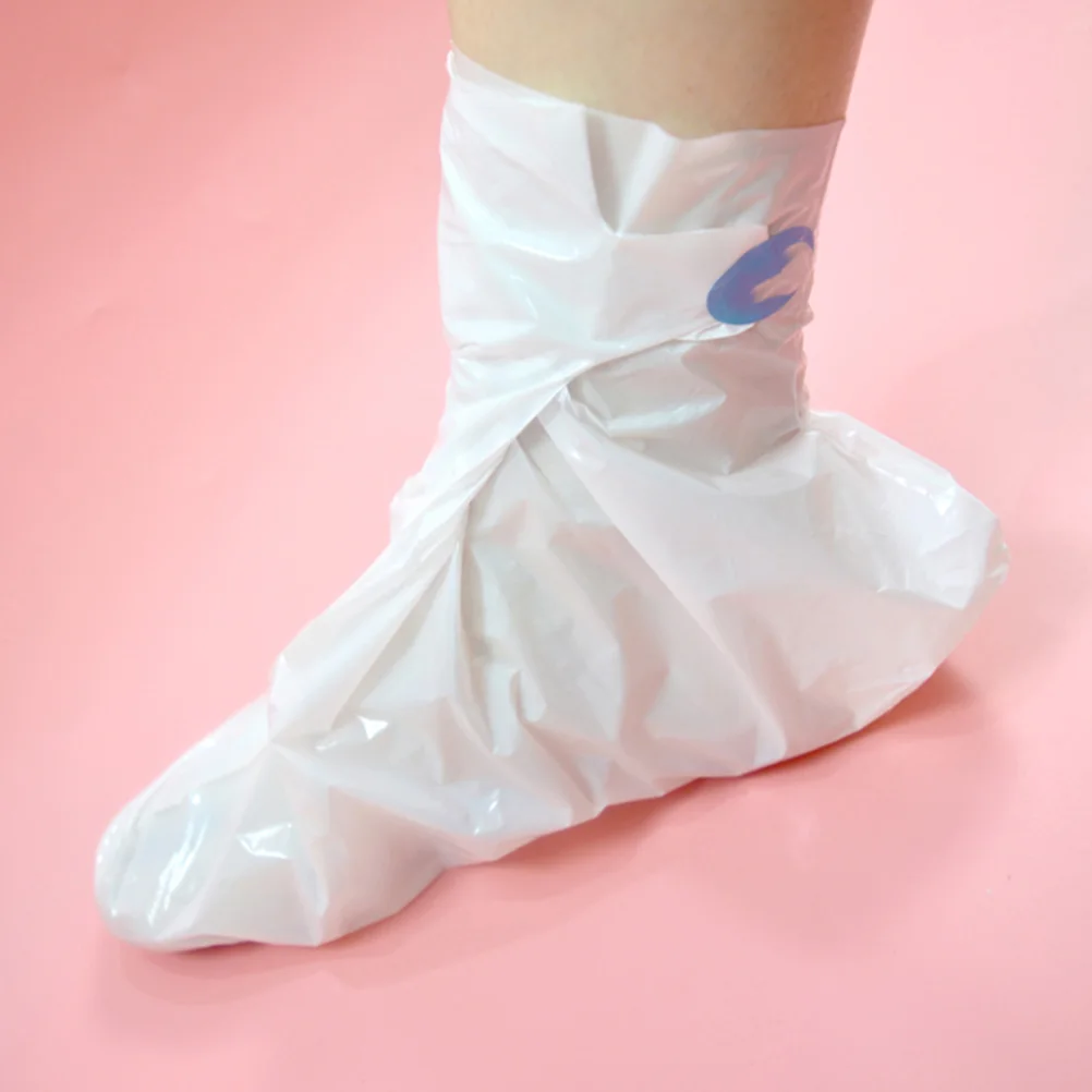 

50Pcs Thickened Disposable Foot Covers Spa Pedicure Protector Bags Breathable Waterproof Foot Care Booties for Home Salon