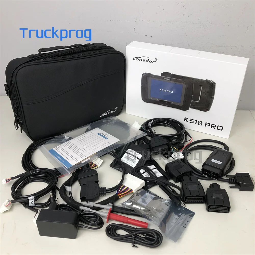 

Automotive Locksmiths Lonsdor K518 PRO Full Version Immo & Remote Odometer Adapter Key Programmer Diagnostic Programming Tool