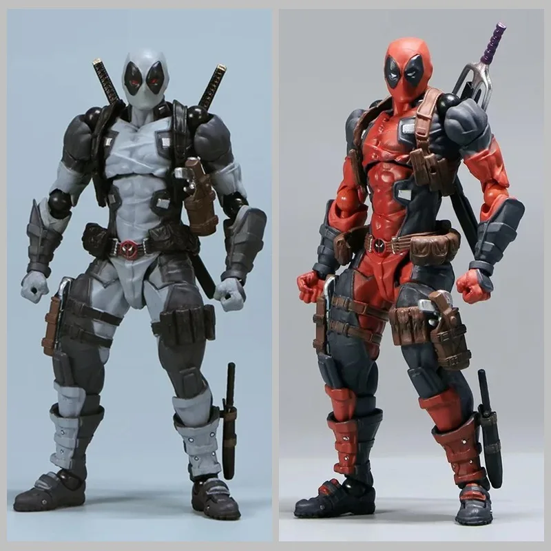 Figurka Yamaguchi Revoltech Deadpool Deadpool X-Men superbohater figurka KAIYODO film zabawki modele na prezent dla dzieci