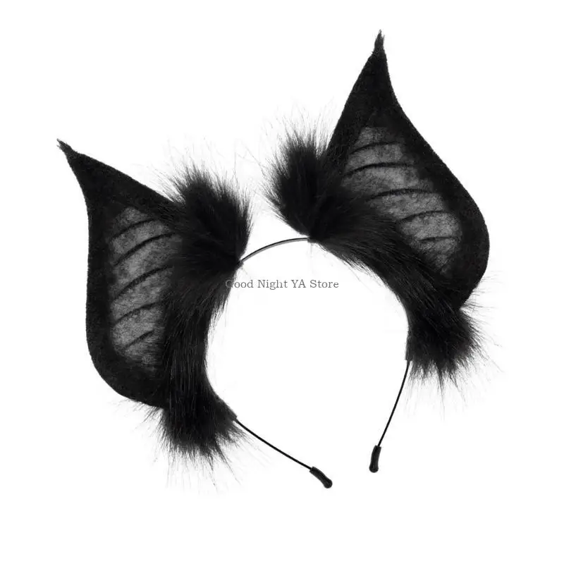 バット帽子コスプレアニメハロウィンパーティーコスチュームカチューシャヘッドドレス