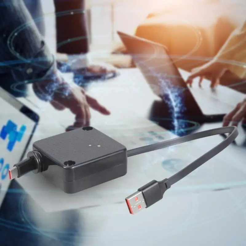 RETRAÇÃO AUTOMAL USB C 480 MBPS VELOCIDADE 60W CAV