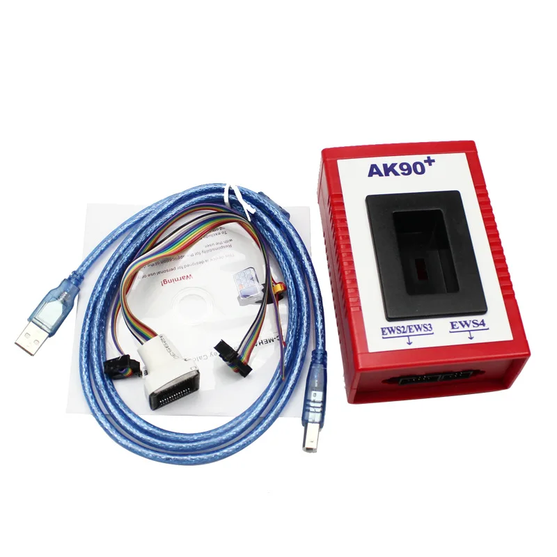 AK90+ V3.19 Auto Key Programmer Full Kit, Professional Diagnostic Tool Compatible With EWS2 EWS3 EWS4 Vehicle System 1995-2009