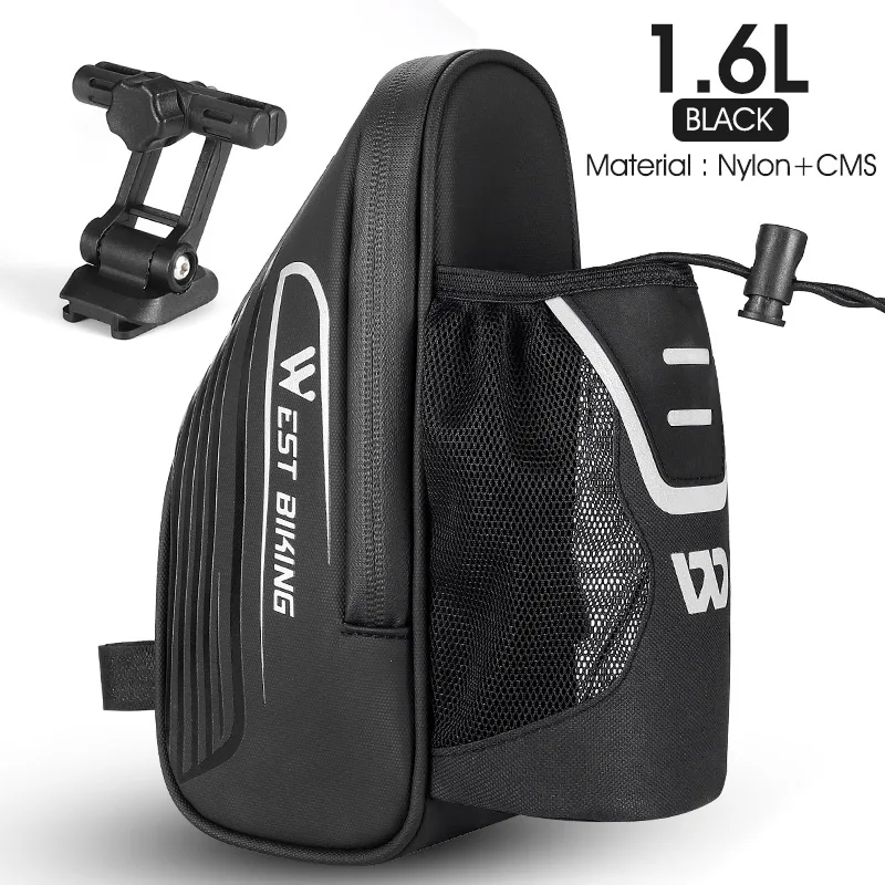 WEST RIDE ウエストライドCYCLIST PADD BAG IN BAG WEST BIKING Bike Saddle Bag With Water Bottle Pocket MTB Road