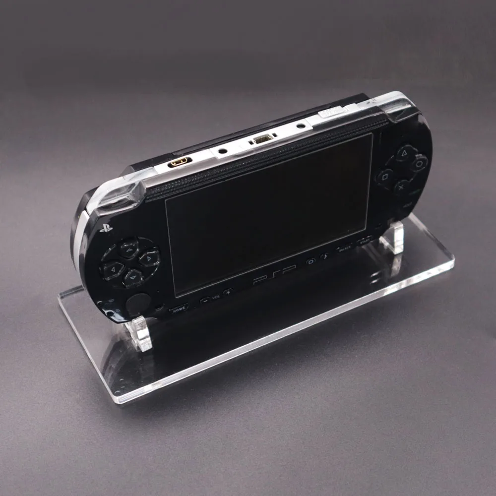 Transparent Clear White Display Stand Acrylic For PSP 1000 Console