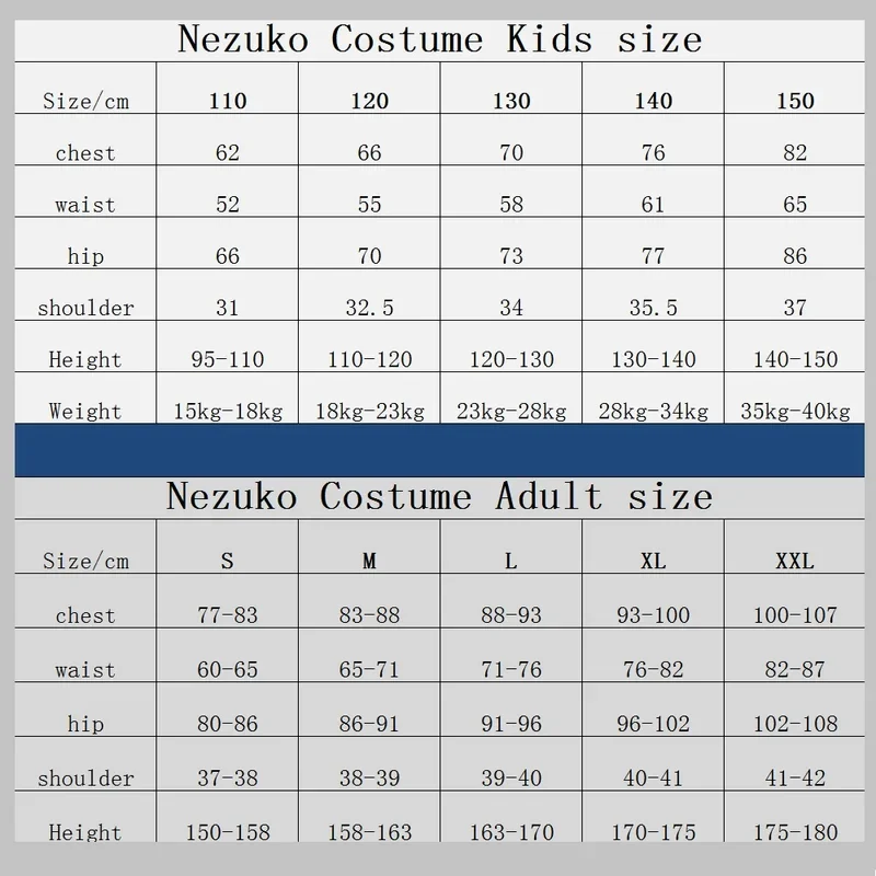 Adult Kids Anime Demon Slayer Kamado Nezuko Costume Cosplay Earrings Figure Mask Keychain Shoes Wig Tooth Woman Girl Kimono Gift