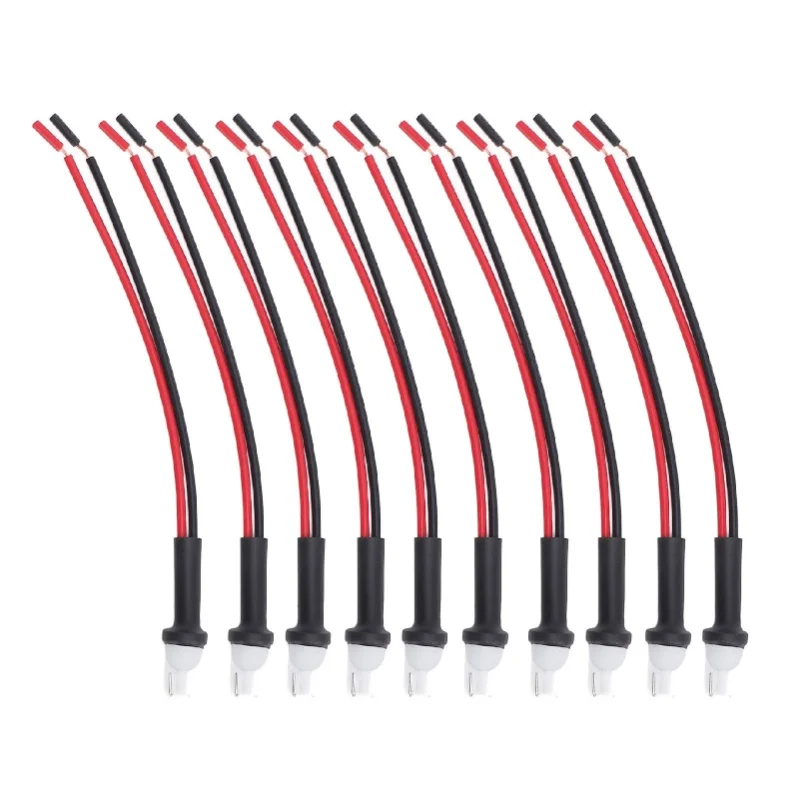 

10 шт. удлинительных кабелей T10 с разъемом типа «папа» для указателей поворота, стоп-сигналов, задних фонарей, дневных ходовых огней