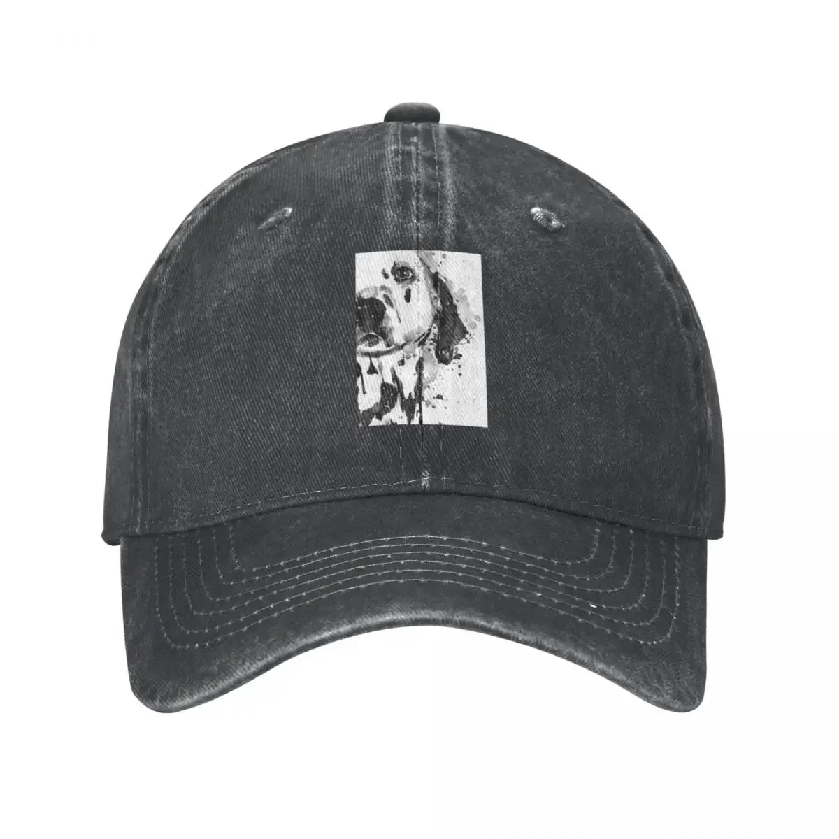 Black And White Half Faced Dalmatian Dog Cowboy Hat Dropshipping Thermal Visor Christmas Hat Women's Hats Men's