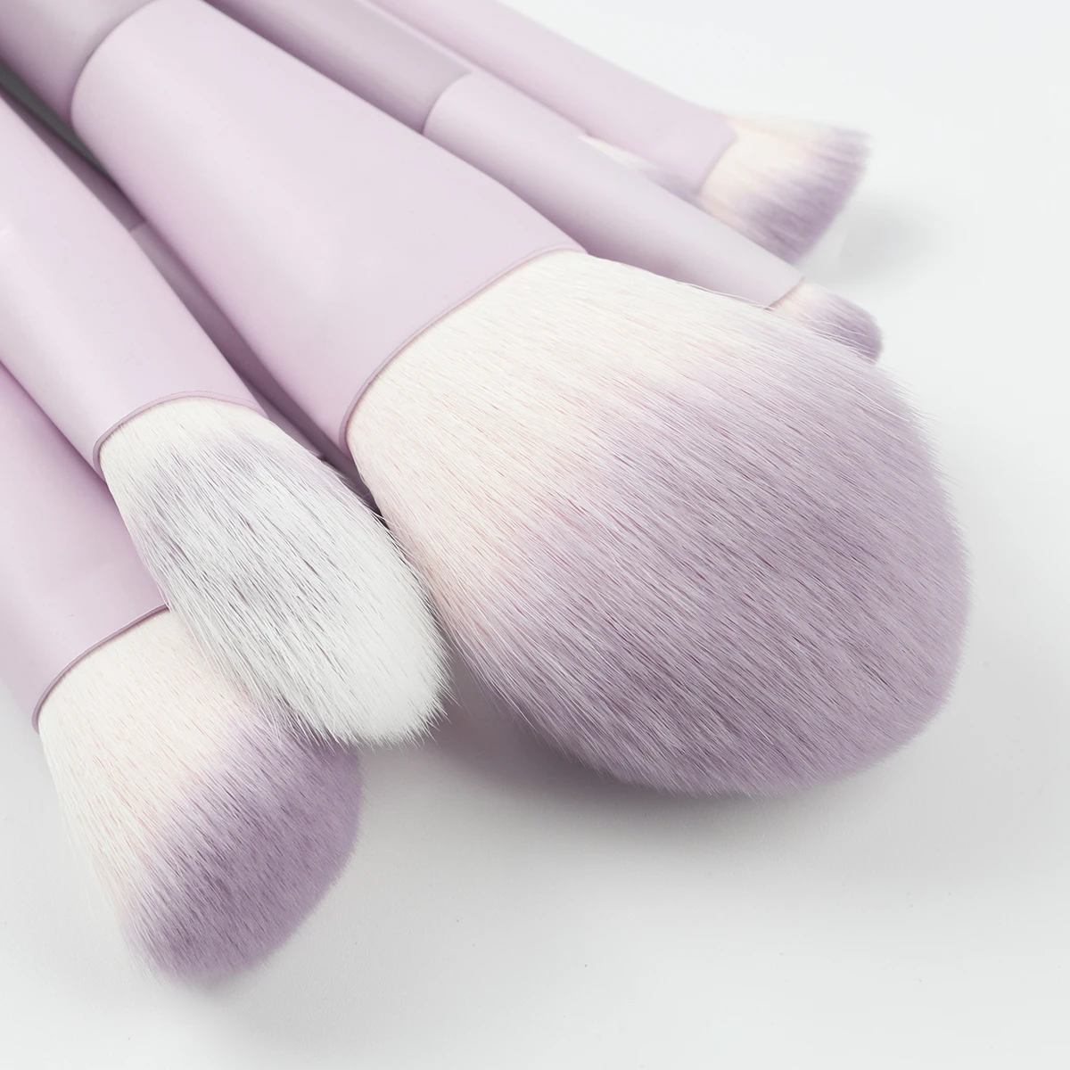 10pcs Purple Soft Fluffy Makeup Brushes Set Cosmetics Foundation Blush Powder Brush Eyeshadow Blending Makeup Brush Beauty Tools