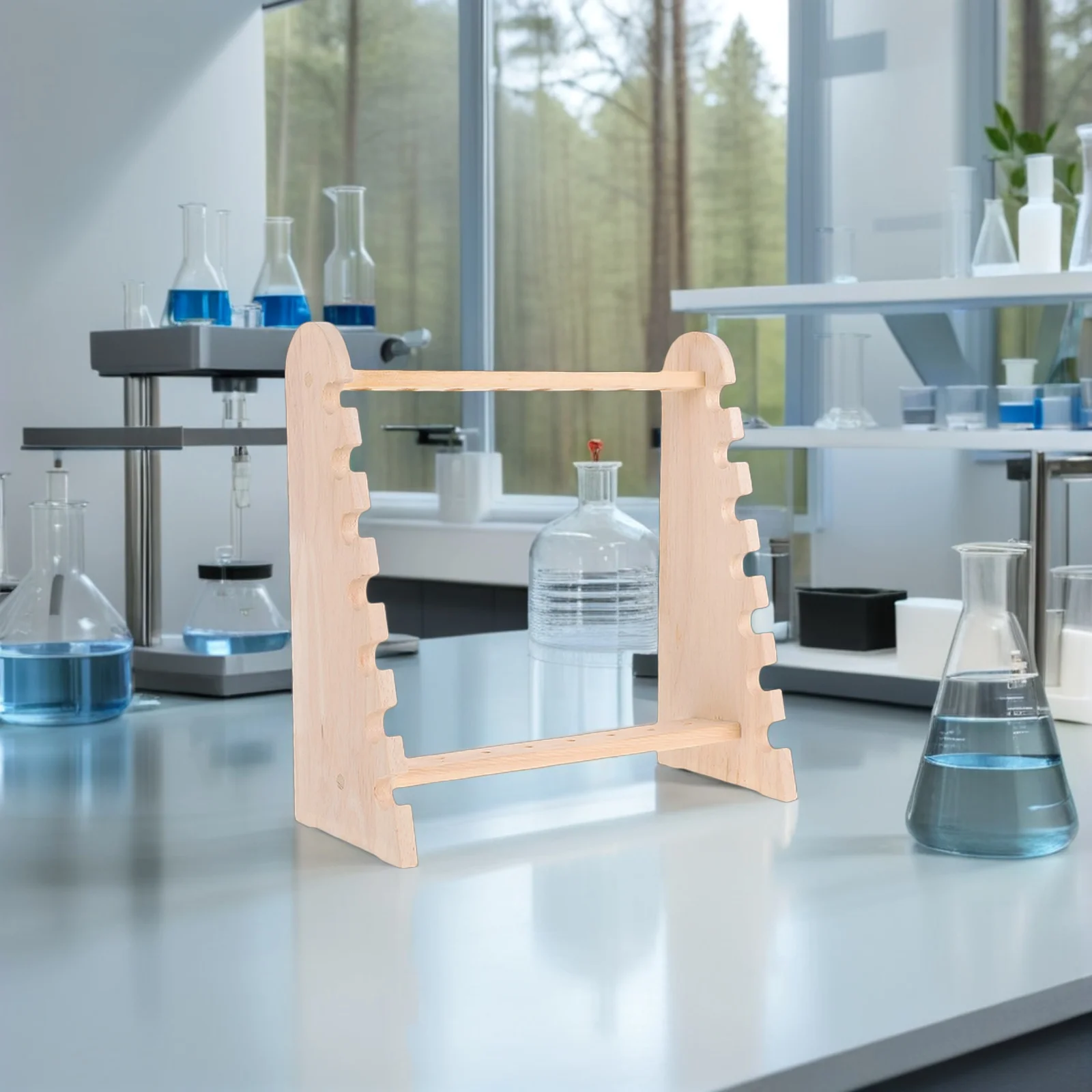 Laborhalterung, Röhrenhalter, Probenahme, Ständer, Test, Probenbehälter, Regale, Zylinder, Präsentationsfläschchen