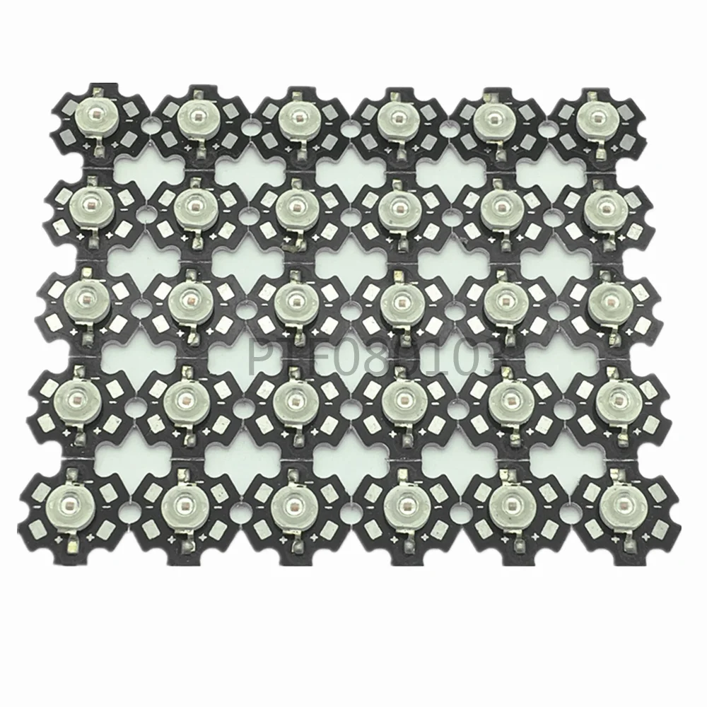 

50 шт. светодиодных ламп 12В 3Вт, мощные светодиодные элементы, белый свет, теплый белый свет, подходят для световых трубок, чипов 20MMPCB.