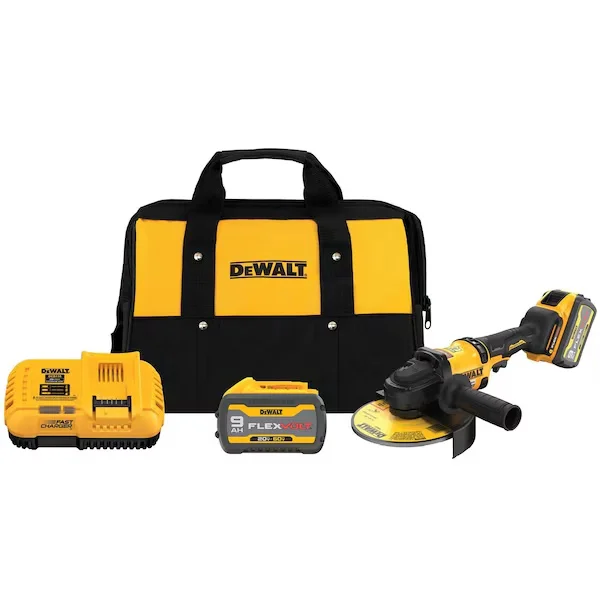 FLEXVOLT 60V MAX Angle Grinder Kit, Brushless Cordless, 7 in, KICKBACK BRAKE