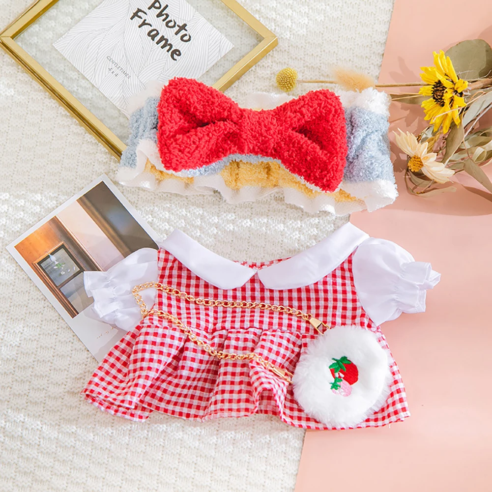 Ropa de pato para café LaLafanfan, 30cm, ropa bonita de muñeca de peluche, accesorios de atuendo, juguetes para muñecas, regalo de cumpleaños para niños