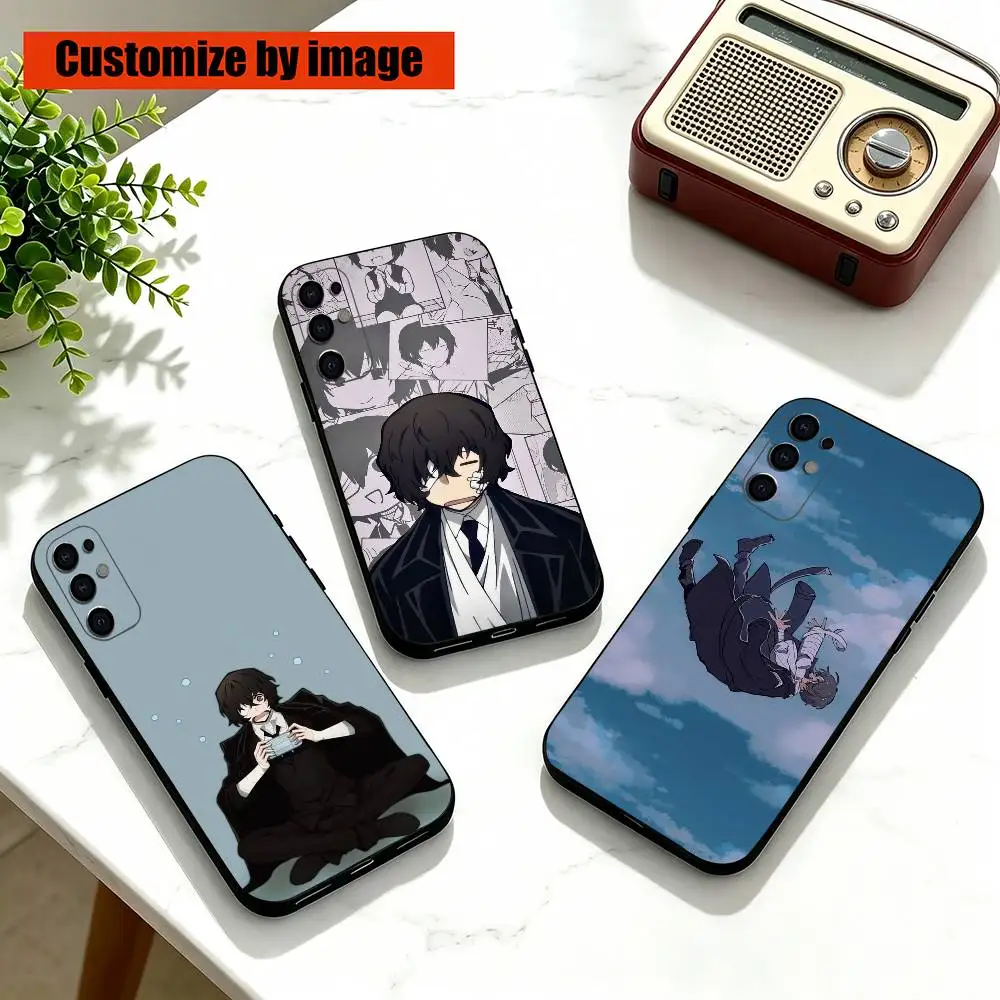 BSD Dazai Osamu Bungo S-Stray Dogs  Phone Case Black Silicone Soft For Samsung S25,S24,S21,S22,S23,S30,Ultra,S20,Plus,Fe,Lite