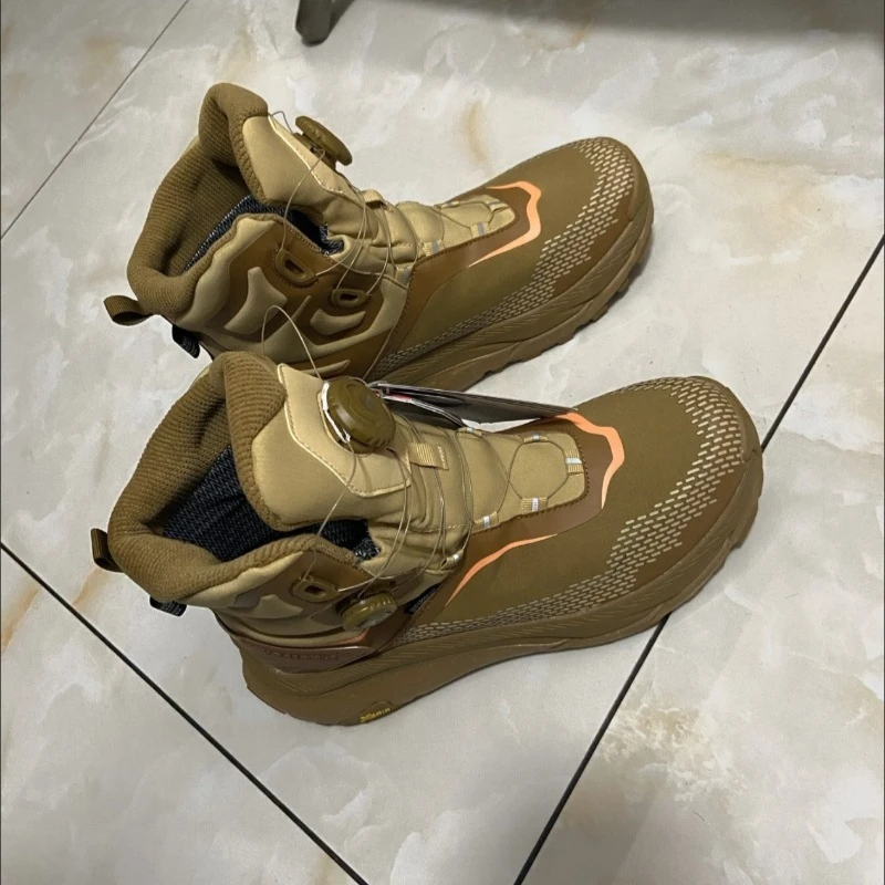 2026 New Arrival Men Hiking Sneakers Shoes Non-Slip Men Shoes Mountain Wearable Climbing Shoe For Man Mid-Top Outdoor Shoes Men