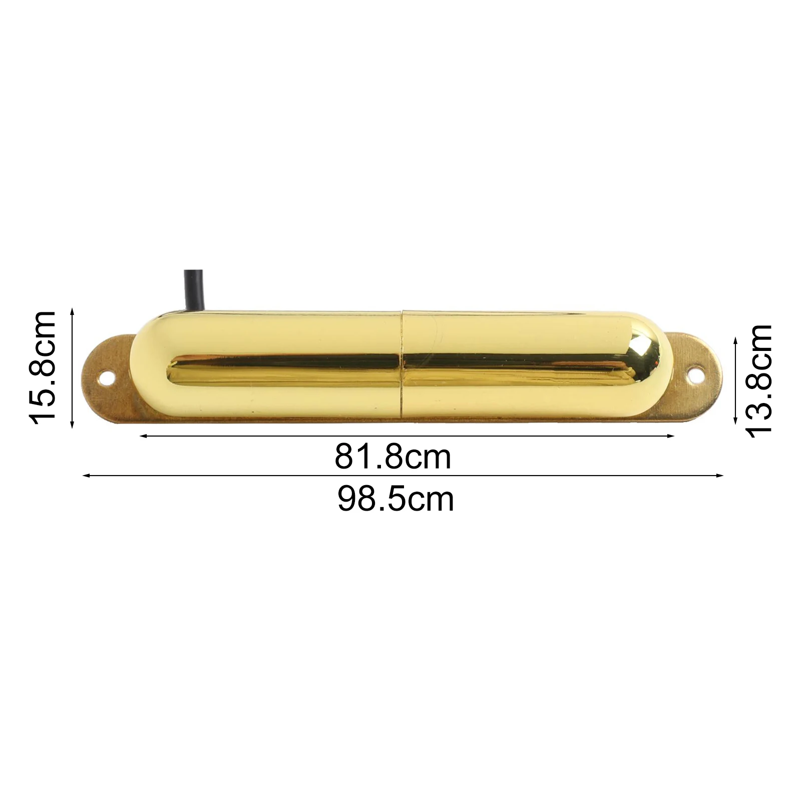 Replacement Electric Guitar Pickup Featuring Unique Lipstick Tube Design and Premium Material for Retro Aesthetic