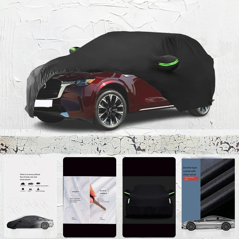 

For Mazda-CX-90 Auto Anti snow Anti dust Anti-uv Anti peeling paint And Anti Rainwater 210t Car cover protection