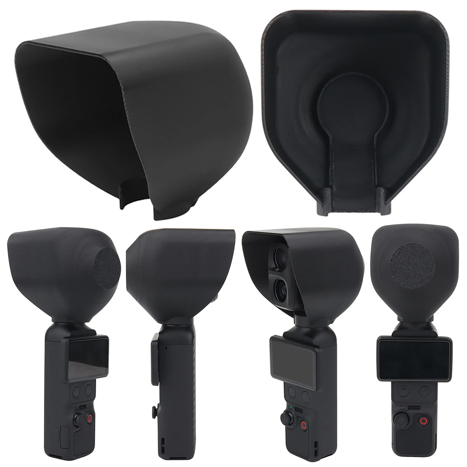 Bump Guard Lens Hood for DJI Osmo Pocket 4 Pro Anti-Glare Sun Shade Protector Cover Accessory