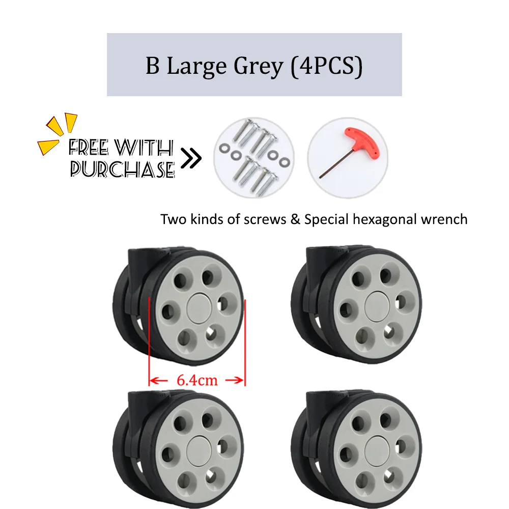 Suitable For Rimowa Trolley Case Suitcase Wheel Universal Wheel Suitcase Base Wear-Resistant Roller Pulley Maintenance Parts