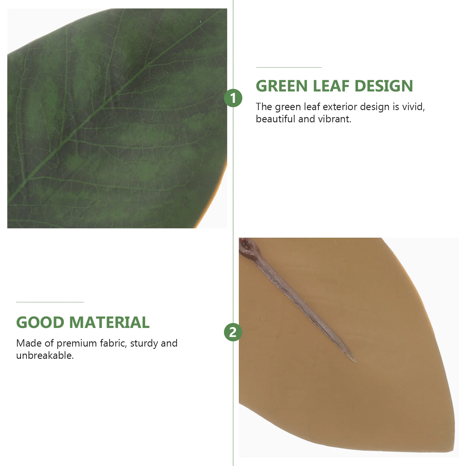 

10Pcs Greenery Decor Artificial Leaves with Stems for Jungle Theme Events Wedding Favors DIY Crafts Simulated Leaves Accessory