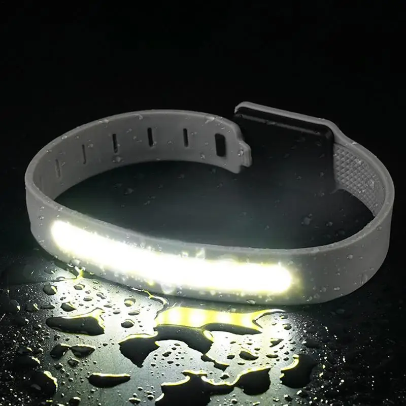 LED Running Light Light up Armband Bracelet with 350mah Battery Waterproof Glow Wristband for Sports Flashing Safety Armband